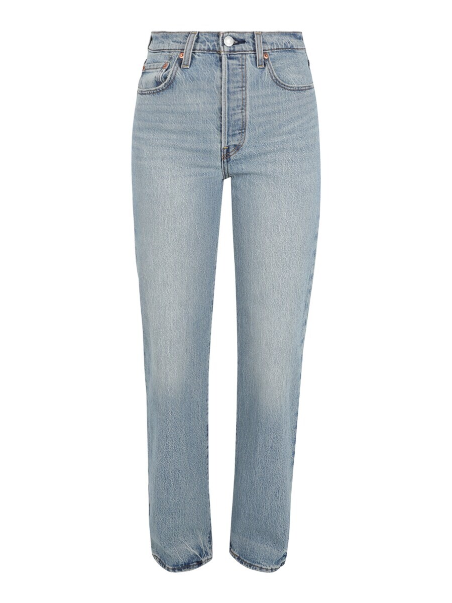 

Джинсы LEVI'S Regular Jeans Ribcage Straight Ankle Performance Cool, синий деним