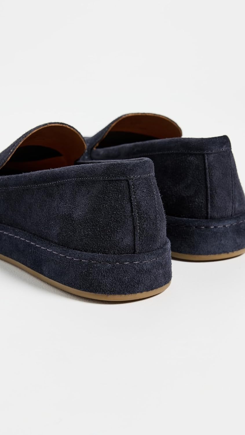 Мужские лоферы слипоны Allen Edmonds Brody из замши, темно-синий — фото 3