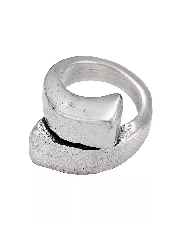 

Кольцо из стерлингового серебра в форме спирали, покрытое металлом Unode50, silver