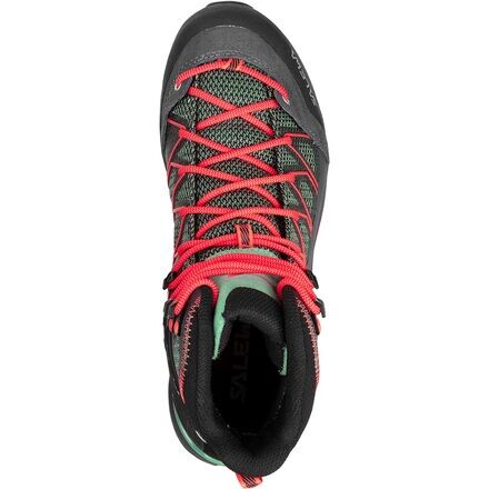 Походные ботинки Mountain Trainer Lite Mid GTX женские Salewa, цвет Feld Green/Fluo Coral — фото 4