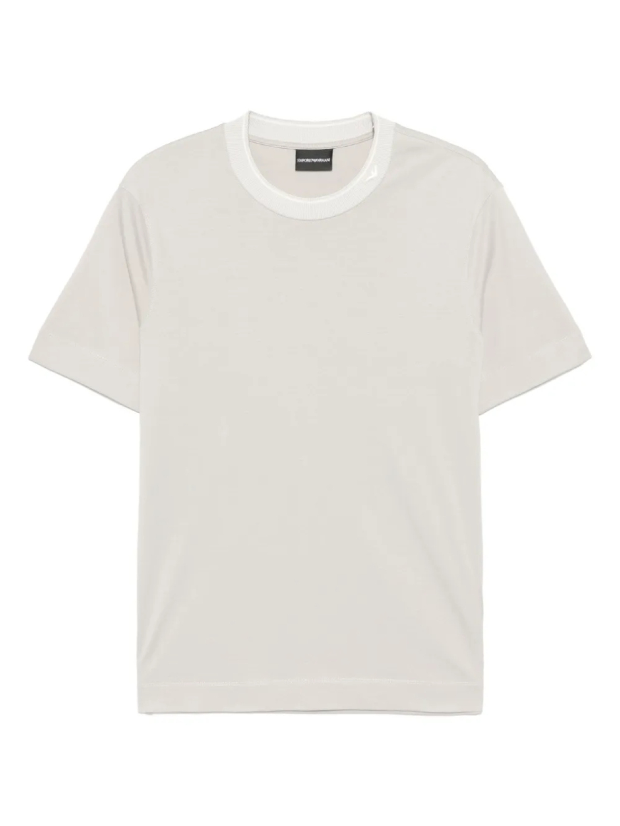 

Футболка из хлопка Emporio Armani, серый