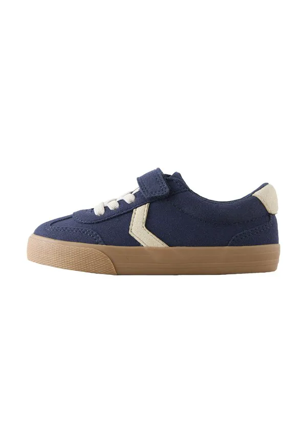 Детские туфли на липучках с эластичными шнурками Next, Navy Blue