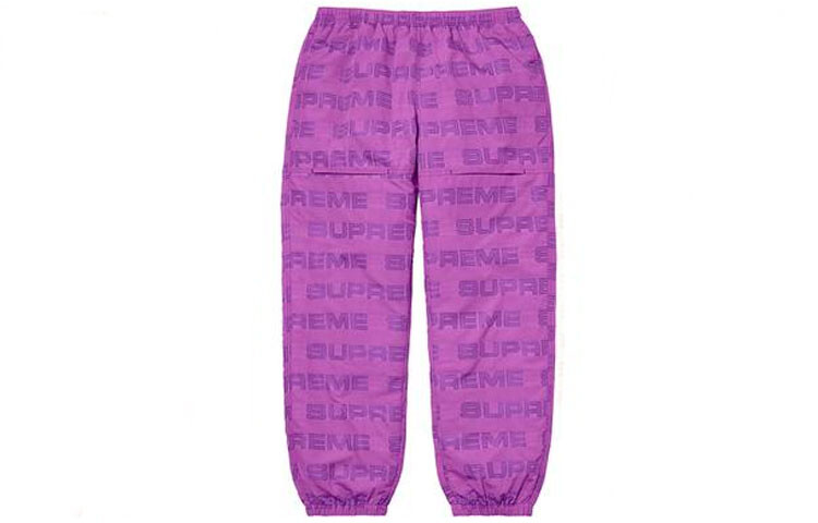 Штаны спортивные Supreme Logo Ripstop, черный — фото 3