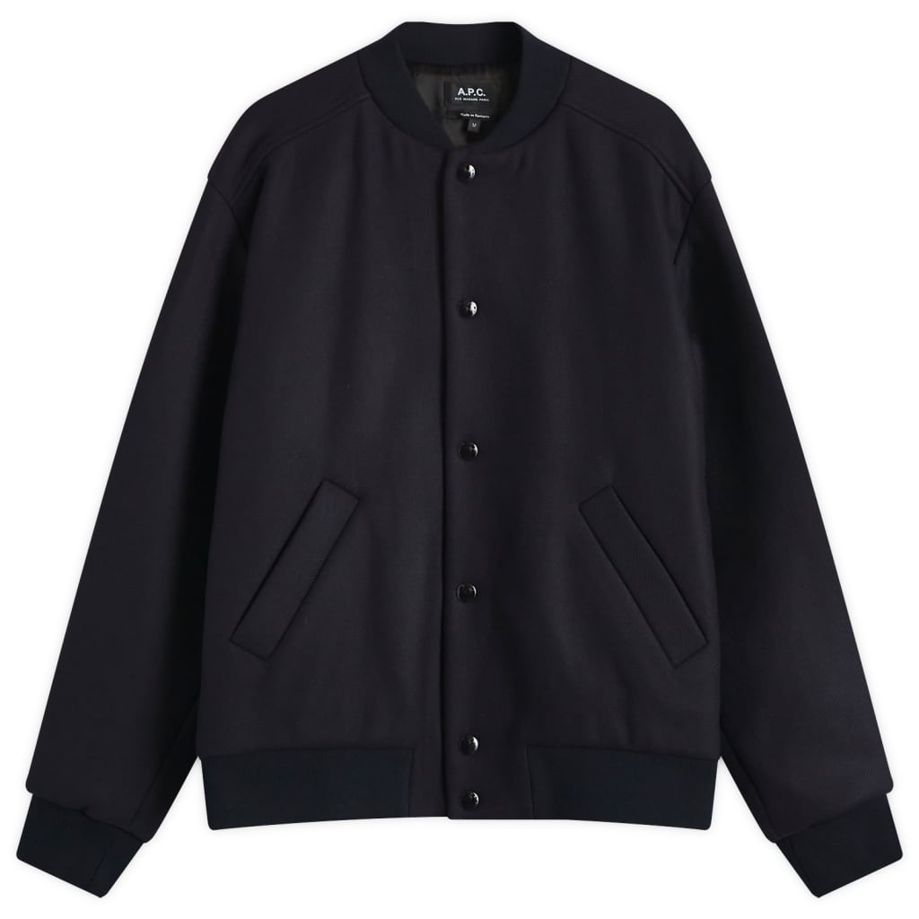 

Куртка вайрси с логотипом Micky A.P.C., синий