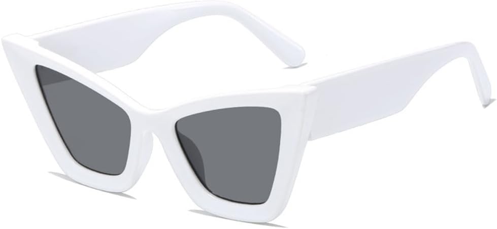 

Солнцезащитные очки UV400 - увеличенные очки "кошачий глаз" с градиентной расцветкой, подходят для женщин и мужчин, для бега и занятий спортом на открытом воздухе UYPTK, White Grey