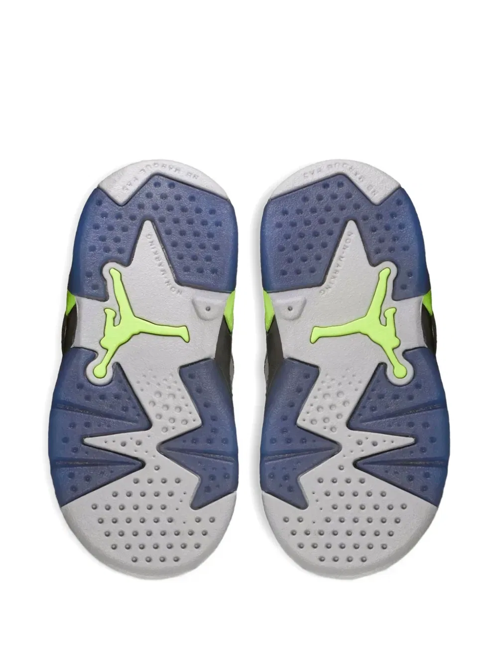 Кроссовки Air Jordan 6 Retro Low GT Jordan Kids, серый — фото 2