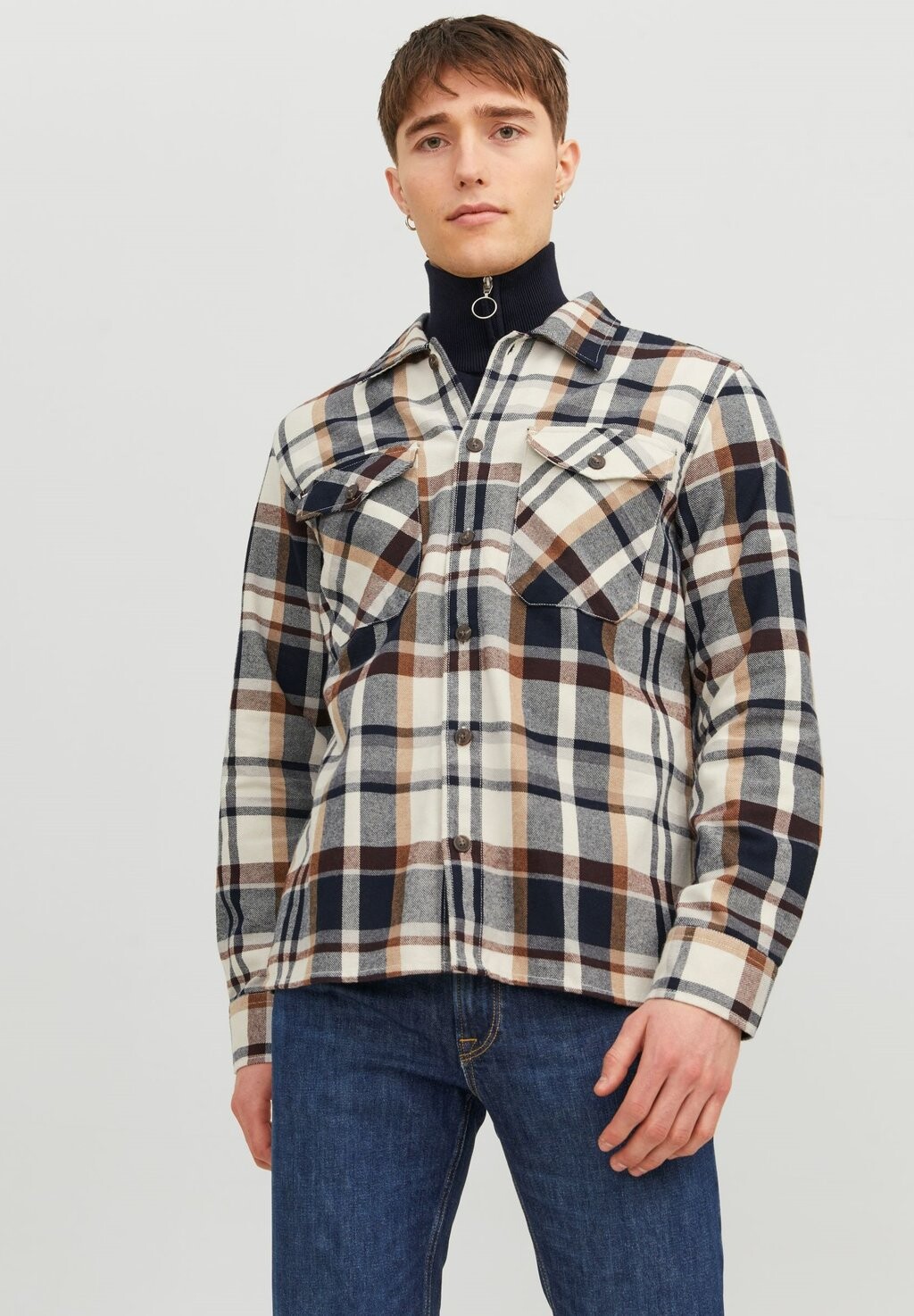 

Рубашка JJEEDDIE LS NOOS Jack & Jones, Cloud Dancer