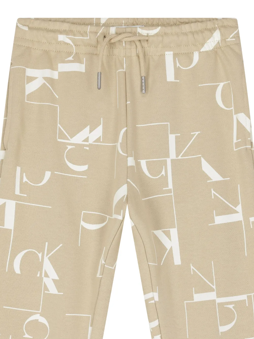 Спортивные брюки с логотипом Calvin Klein Kids, коричневый — фото 3