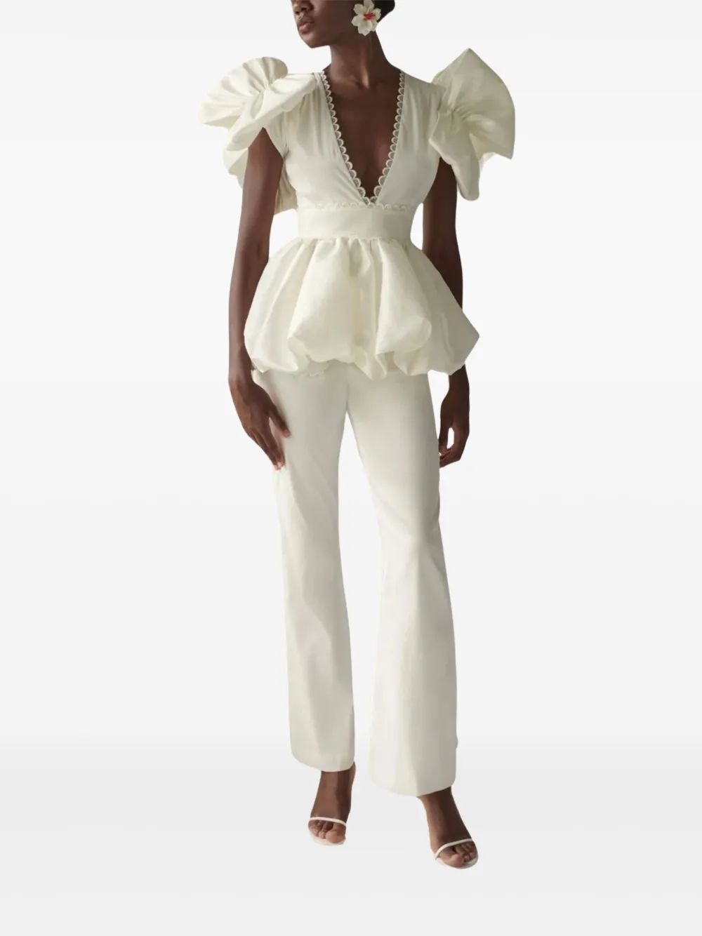 

Расклешенные брюки Willem Celia B, белый