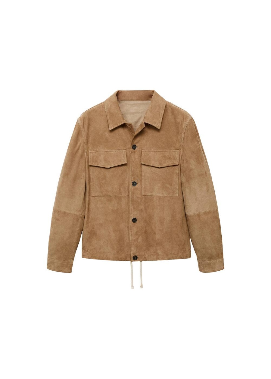 

Куртка межсезонная MANGO MAN He moya, мокко