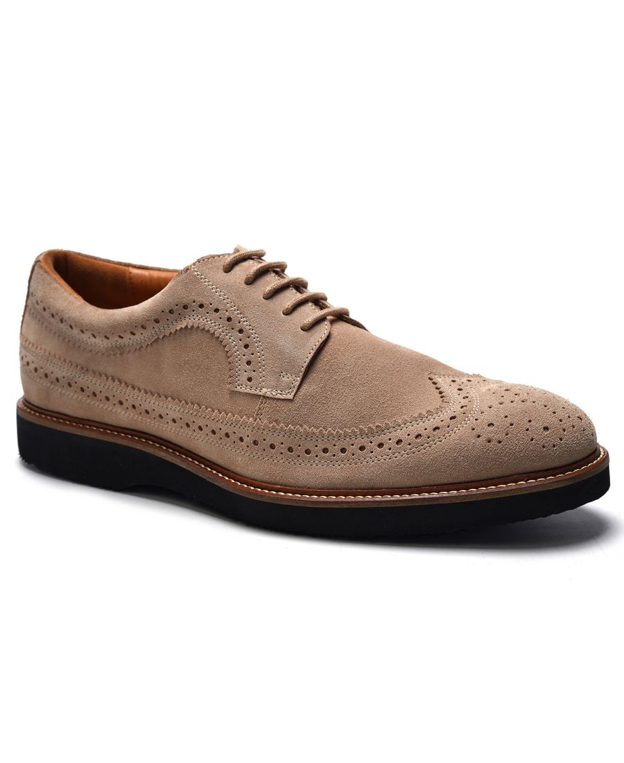 

Мужские туфли Ellis Wingtip на шнуровке A Veer, Beige suede