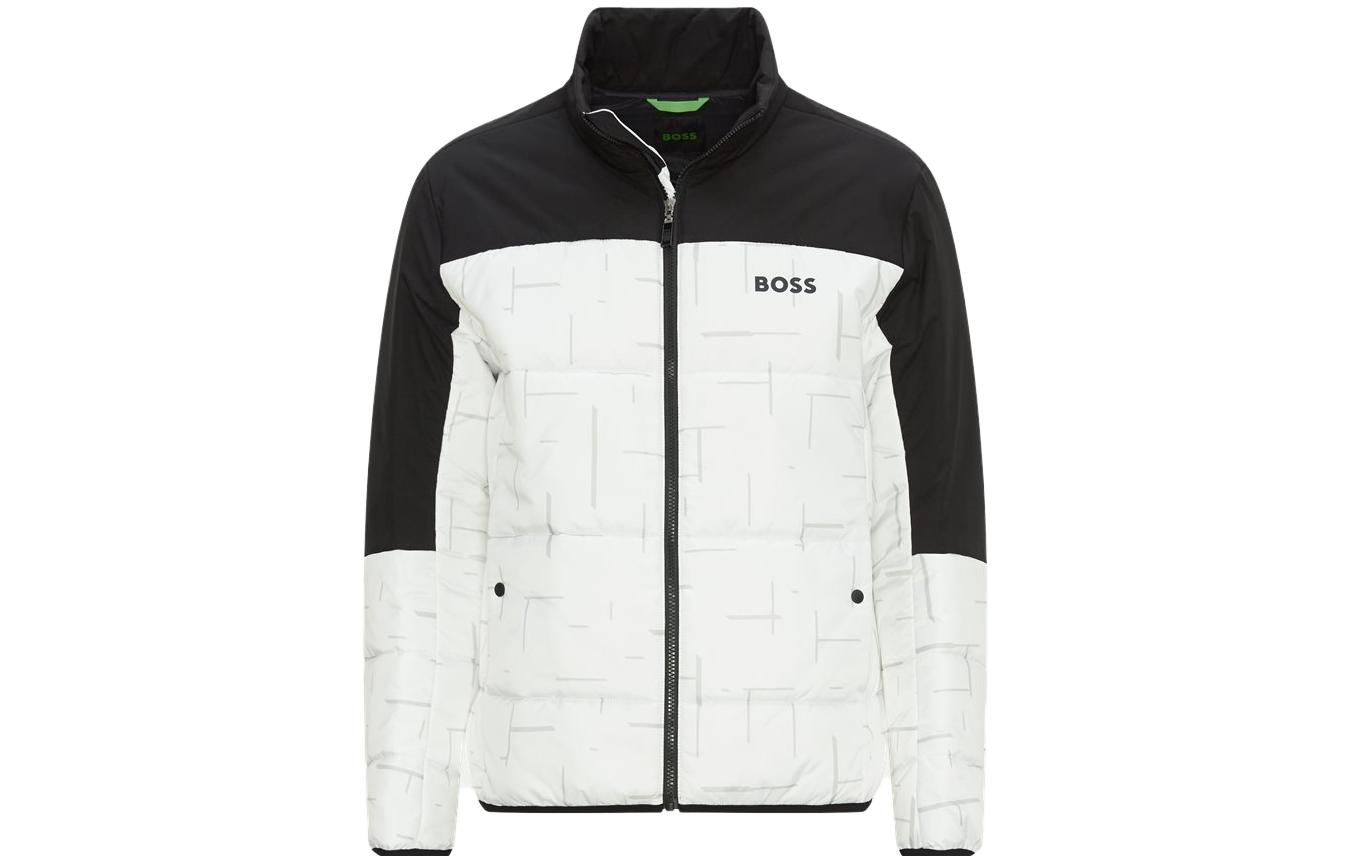 

HUGO BOSS Куртка мужская черно-белые, Черный, HUGO BOSS Куртка мужская черно-белые