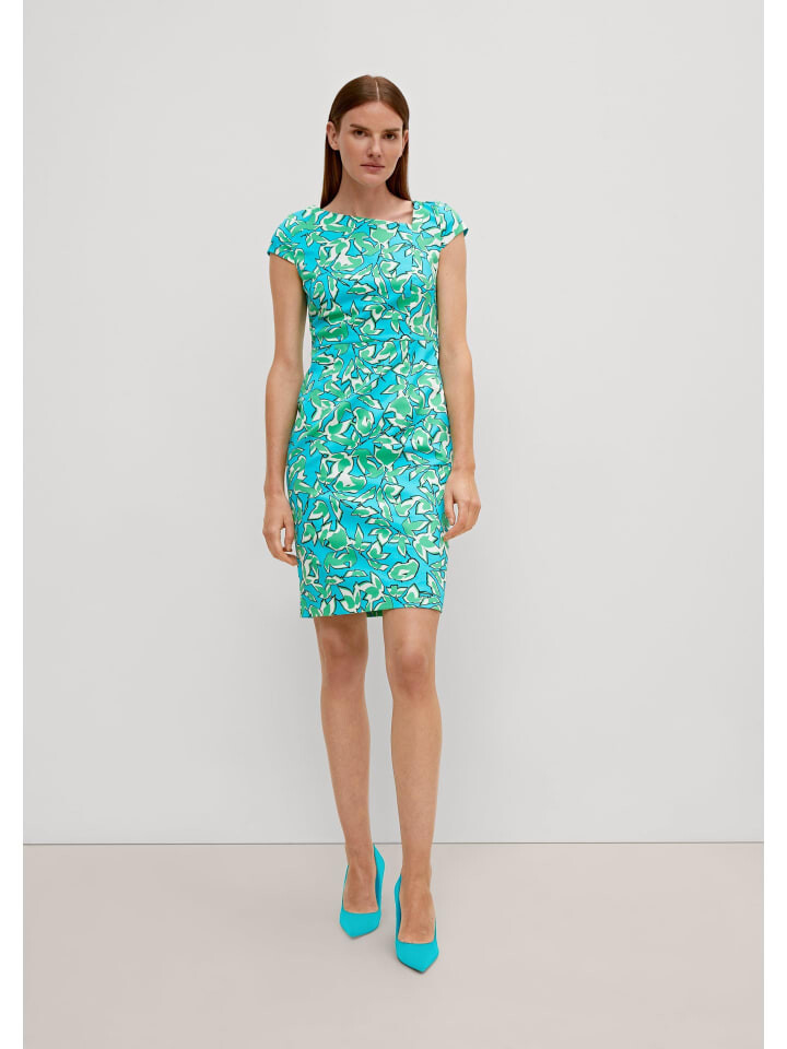 

Короткое платье comma Kleid kurz, цвет Mehrfarbig-türkis