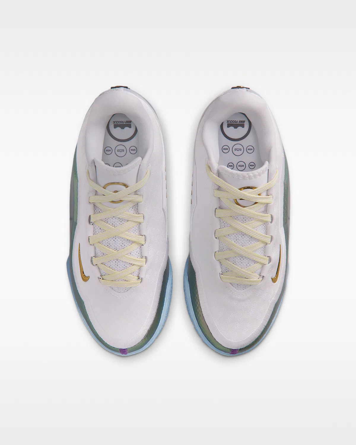 Детские баскетбольные кроссовки LeBron XXIII "For The Record", White/White/Black — фото 4
