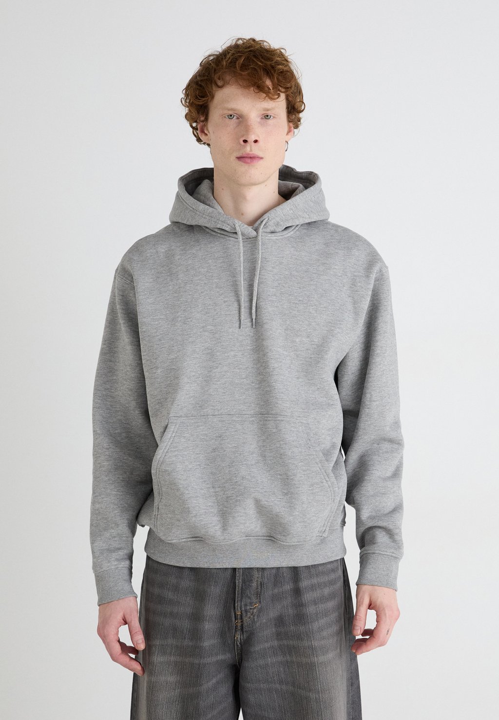 

Толстовка с капюшоном RELAXED HEAVYWEIGHT HOODIE Weekday, серый