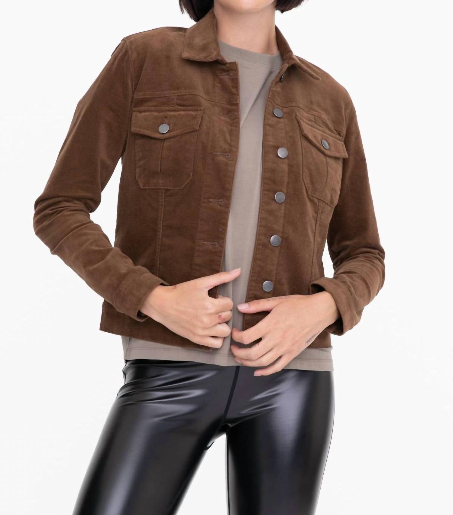 

Куртка Courtney Corduroy цвета какао mono b, цвет cocoa