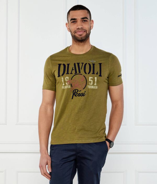 

Футболки Regular fit Aeronautica Militare, серый