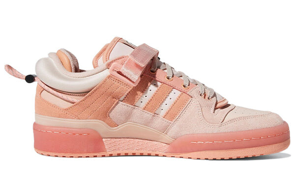 Кроссовки x bad bunny forum пряжка низкая Adidas, розовый — фото 2