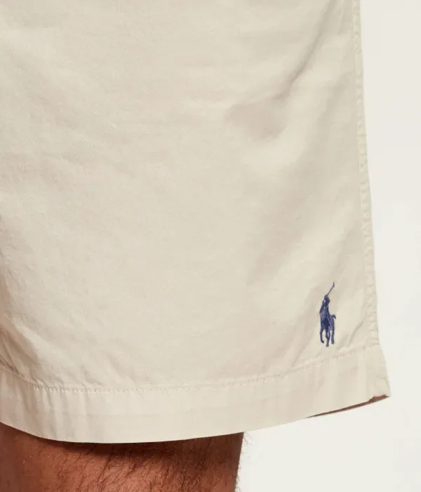 Шорты classic fit Polo Ralph Lauren, бежевый — фото 4