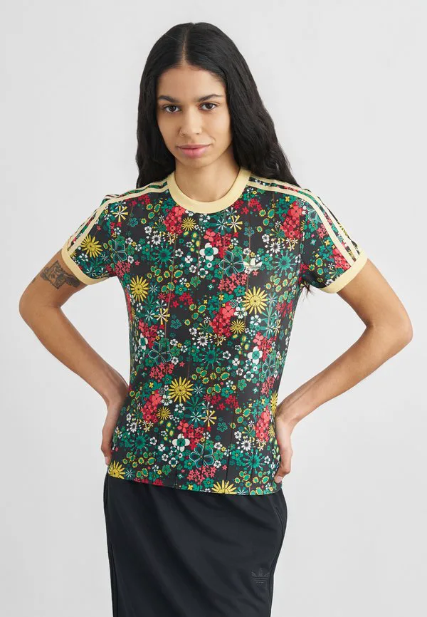 

Футболка liberty с приталенным принтом Adidas Originals, Black/Bold Green/Collegiate Green/Yellow, Черный, Футболка liberty с приталенным принтом Adidas Originals, Black/Bold Green/Collegiate Green/Yellow