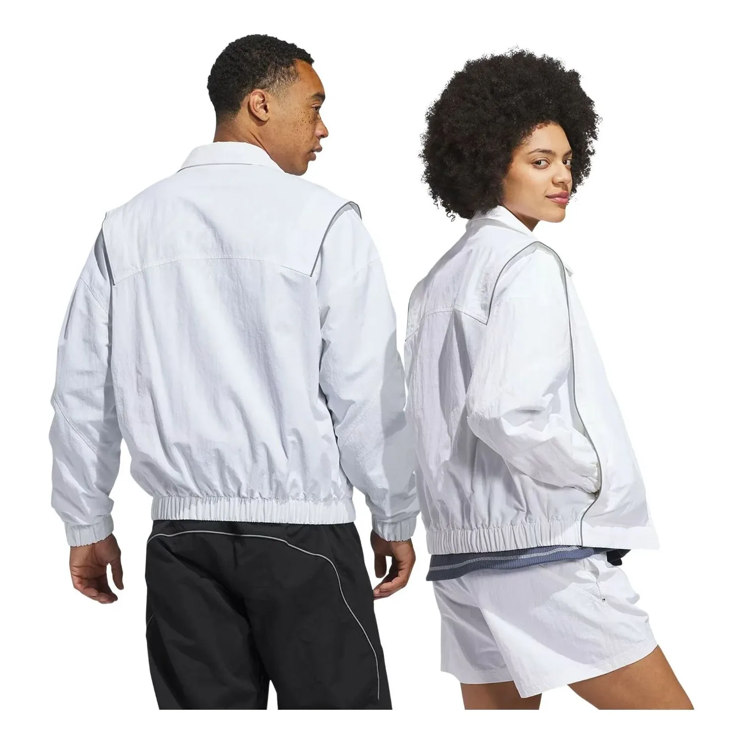 Ветровка Adidas Venice Wind Jacket 'White' — фото 3