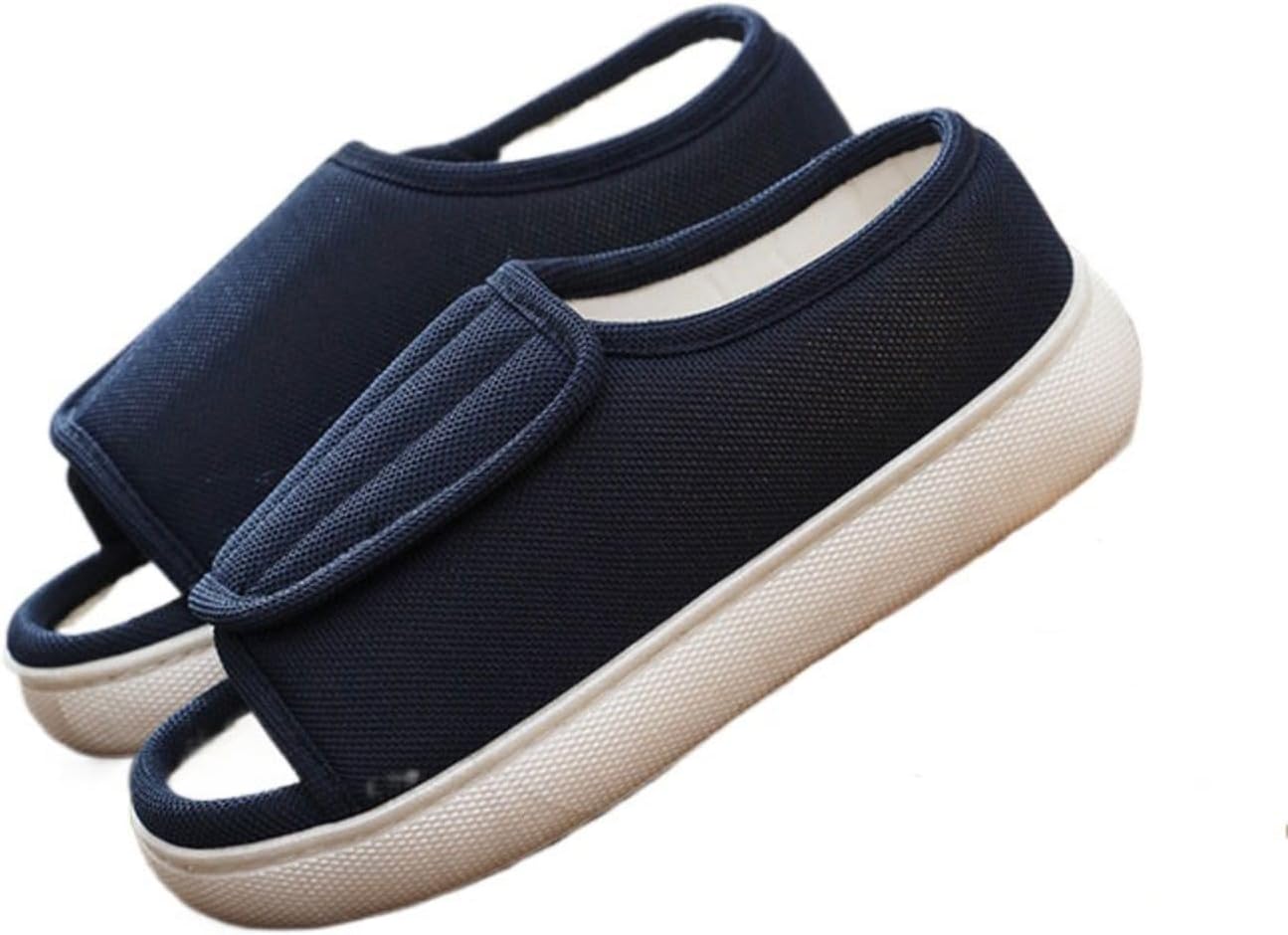 

Домашние тапочки от отеков ног для мужчин и женщин с широким носком, нескользящие, для дома и улицы Azttoztto