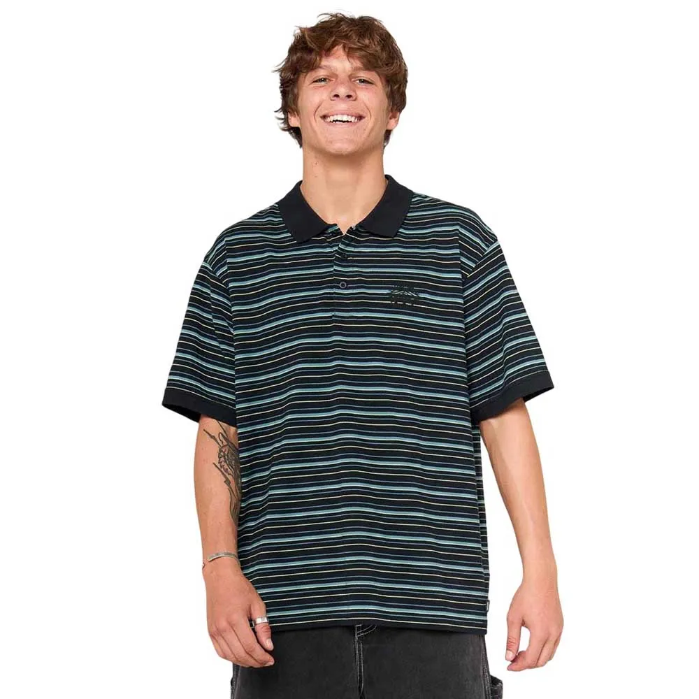 

Поло с коротким рукавом Rip Curl Raw Burst, черный