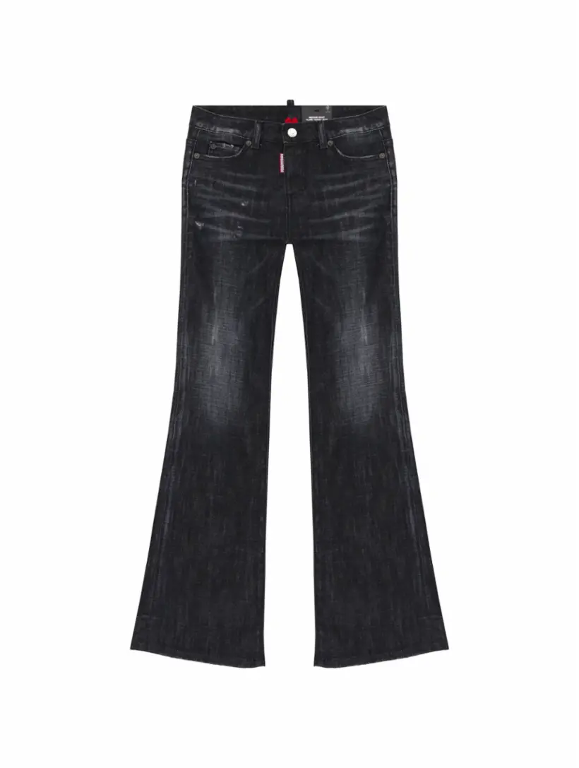 

Джинсы клеш с логотипом Dsquared2, серый