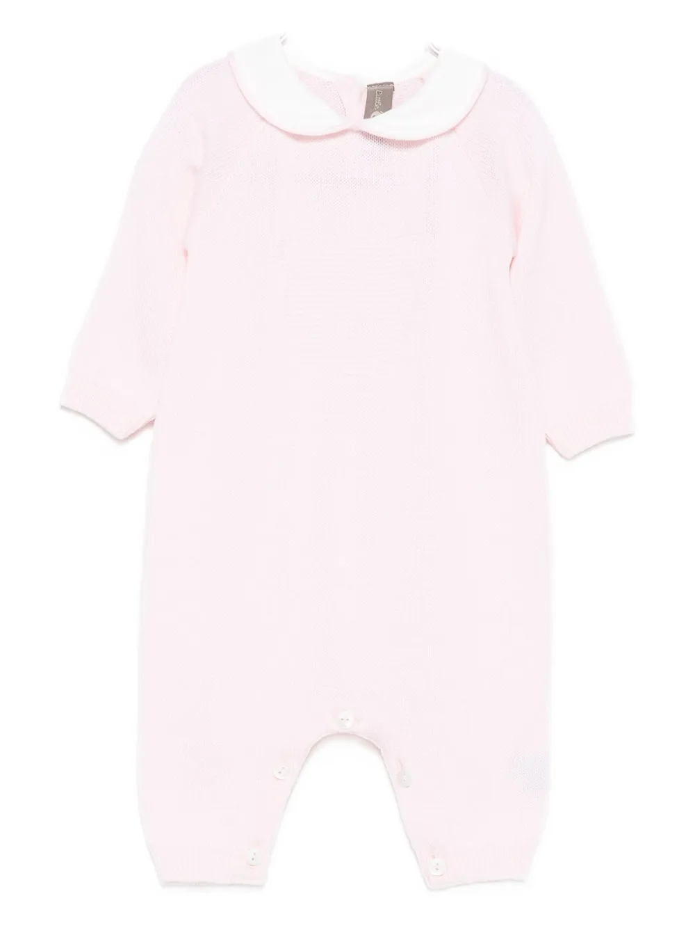 

Пижама из мериносовой шерсти Little Bear, розовый