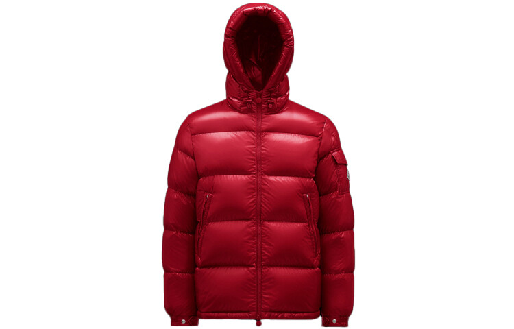 

Пуховик мужской красный Moncler