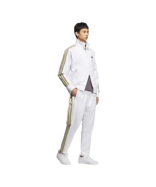 Мужские спортивные брюки adidas Staygold, золотисто-чёрные — фото 3