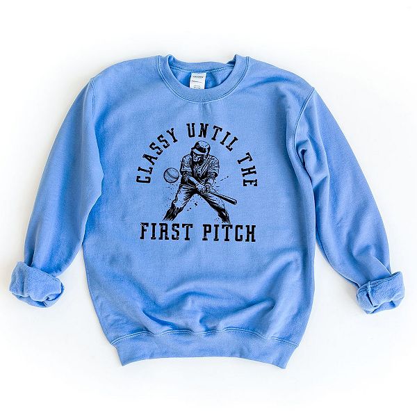 

Свитшот Classy until first pitch Simply Sage Market, Carolina Blue, Зеленый, Свитшот Classy until first pitch Simply Sage Market, Carolina Blue