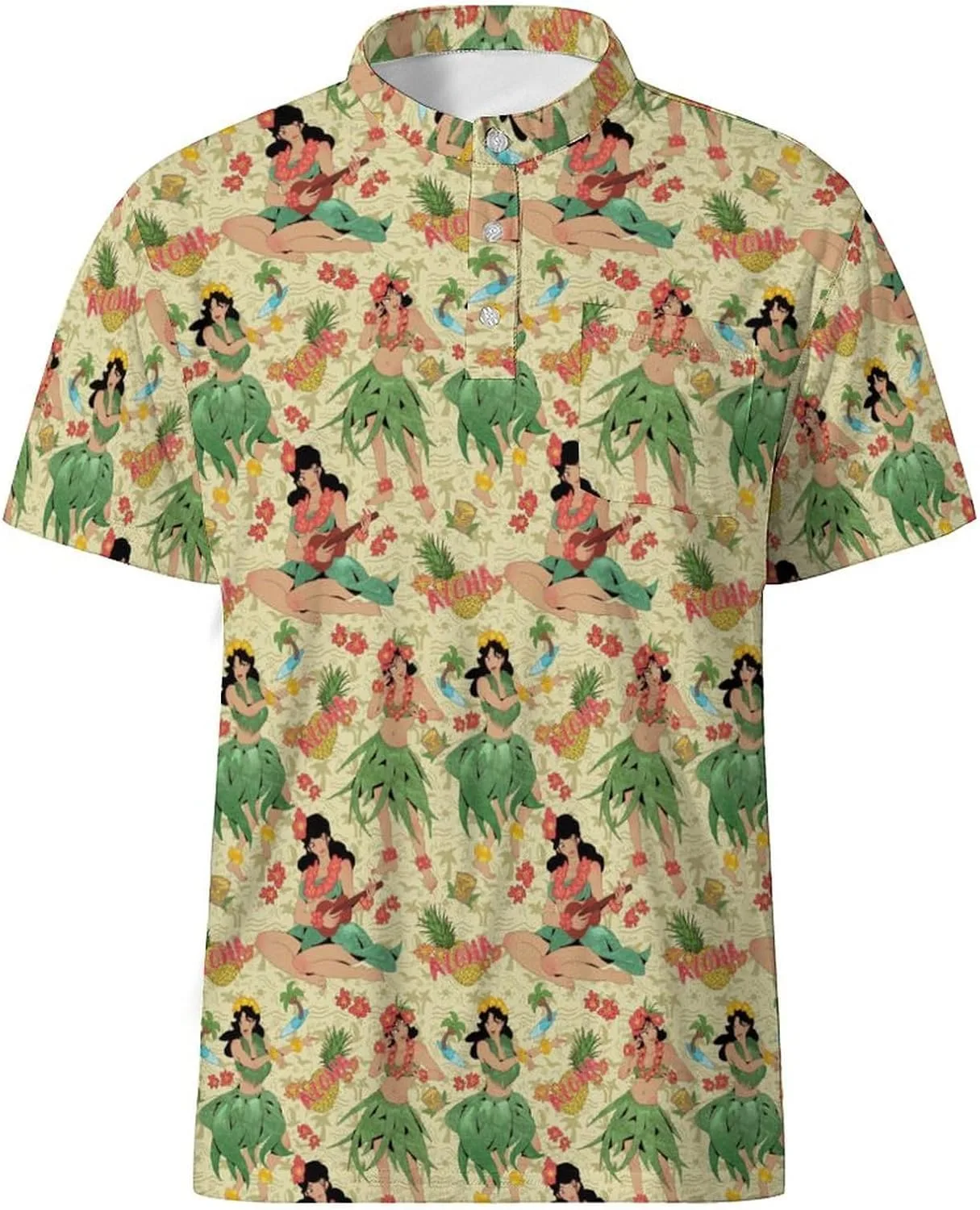 

Футболка Henley с коротким рукавом для тренировок INZVKJLU