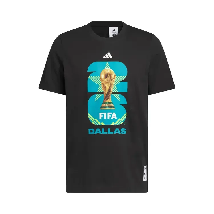 Футболка Adidas FIFA World Cup 26 Host City Dallas Graphic T-Shirt 'Black'