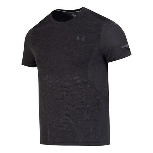

Футболка seamless stride short sleeve 'black' Under Armour, черный