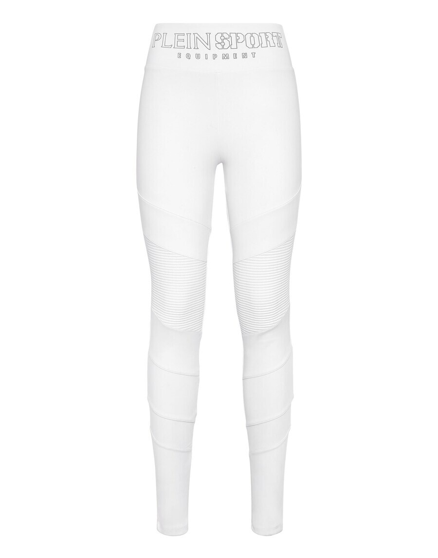 

Леггинсы Plein Sport Skinny Leggings Statement, белый