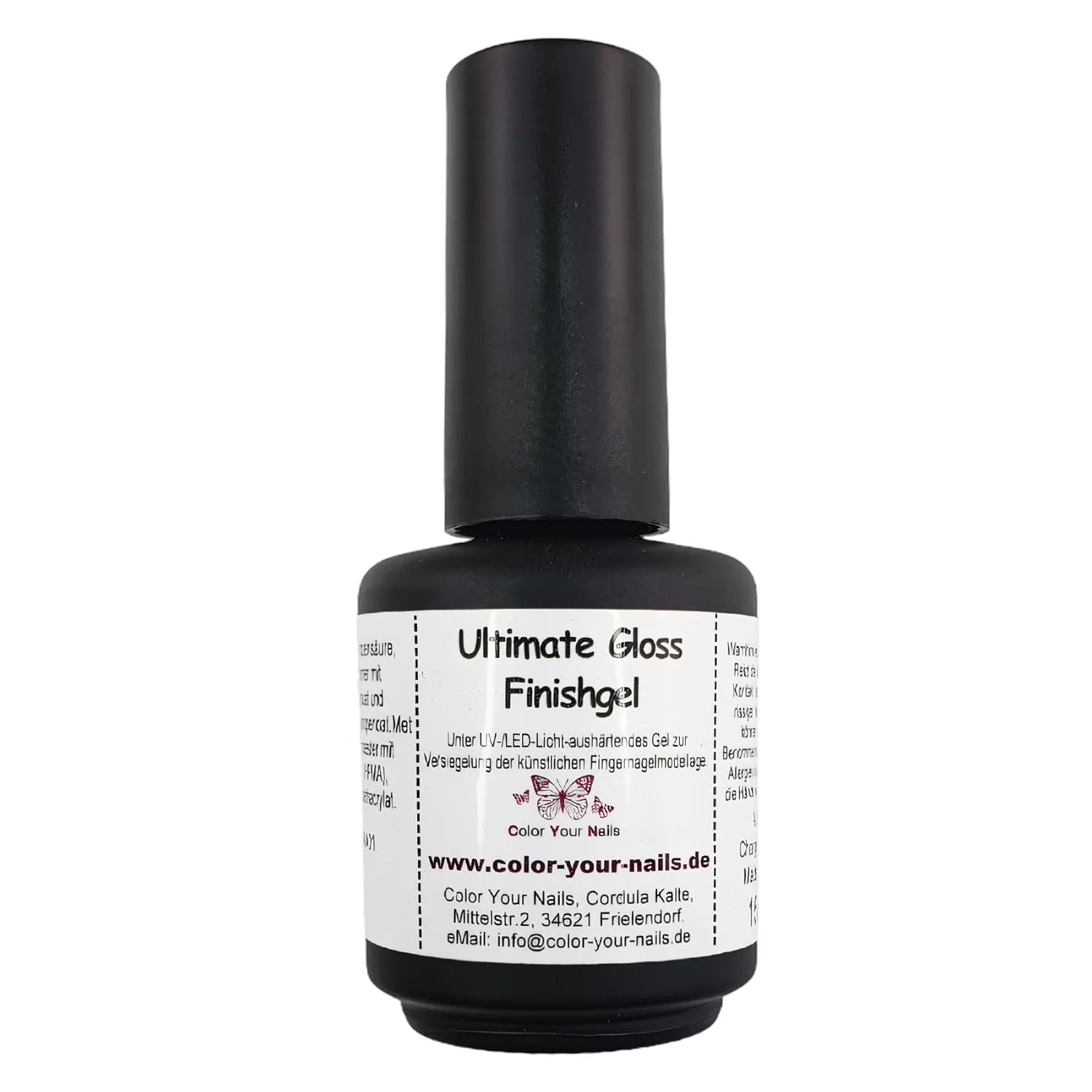 Верхнее покрытие для ногтей Ultimate Gloss Finish Gel, 15 мл Color Your Nails