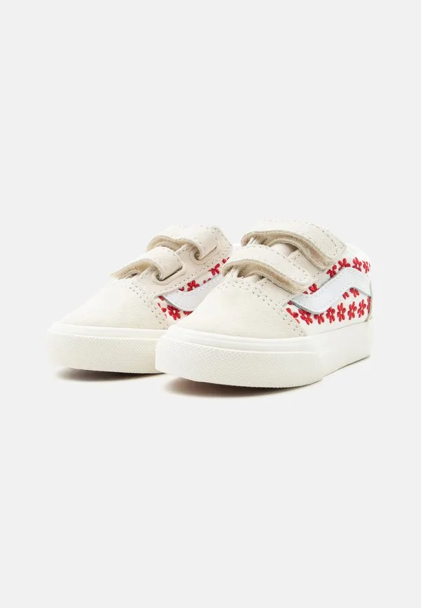 Детские туфли в стиле олдскул Vans, Racing Red — фото 2