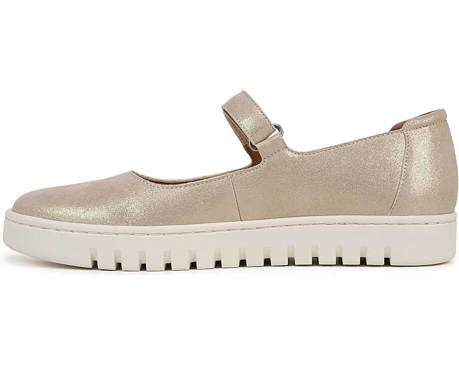 Туфли на плоской подошве VIONIC Uptown Mary Jane, цвет Gold Suede — фото 4