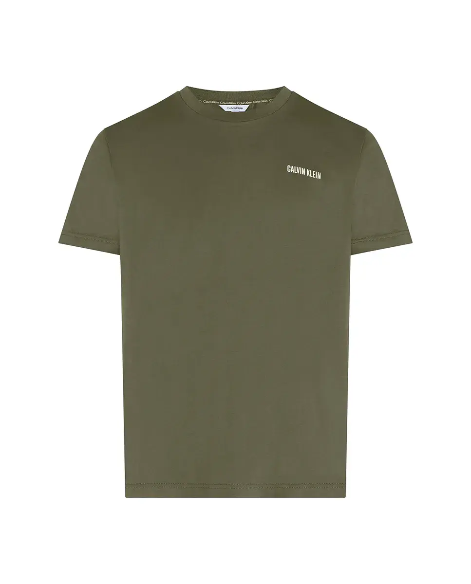 

Мужская футболка с короткими рукавами и логотипом Calvin Klein, цвет Kaki