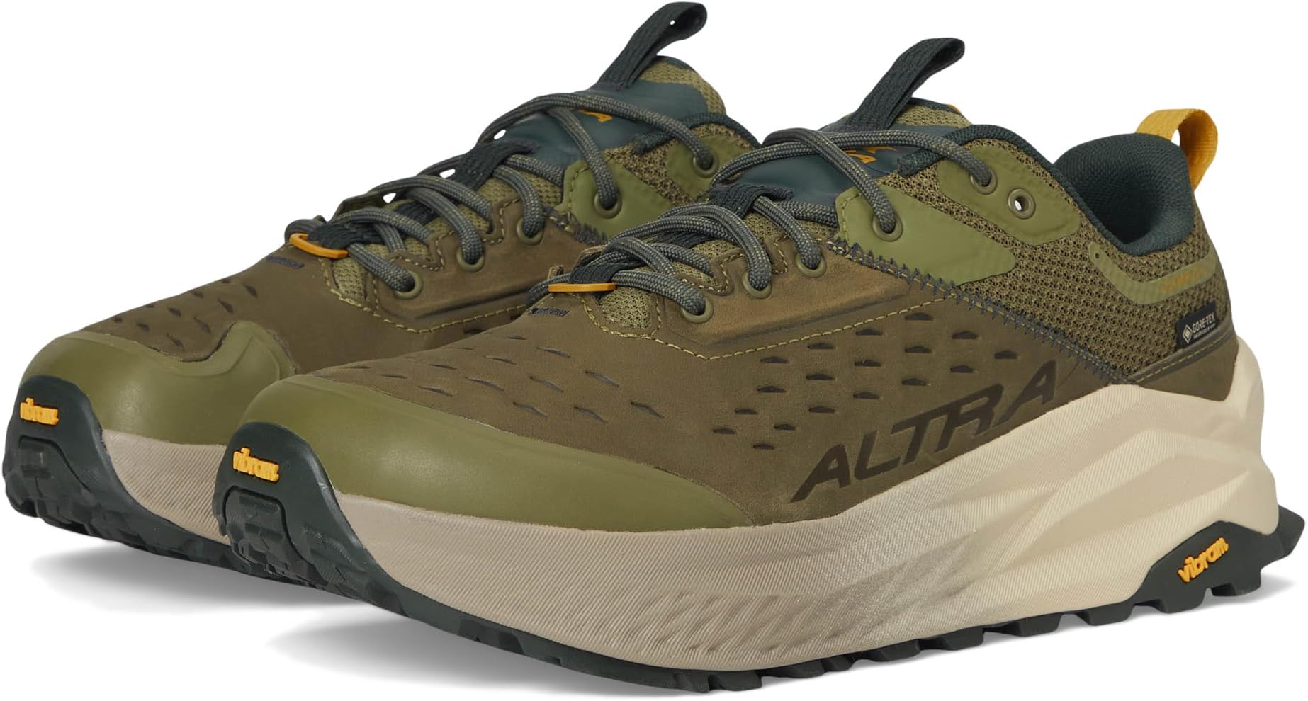 

Походные ботинки Altra Olympus 6 Hike Low GTX, цвет Dusty Olive