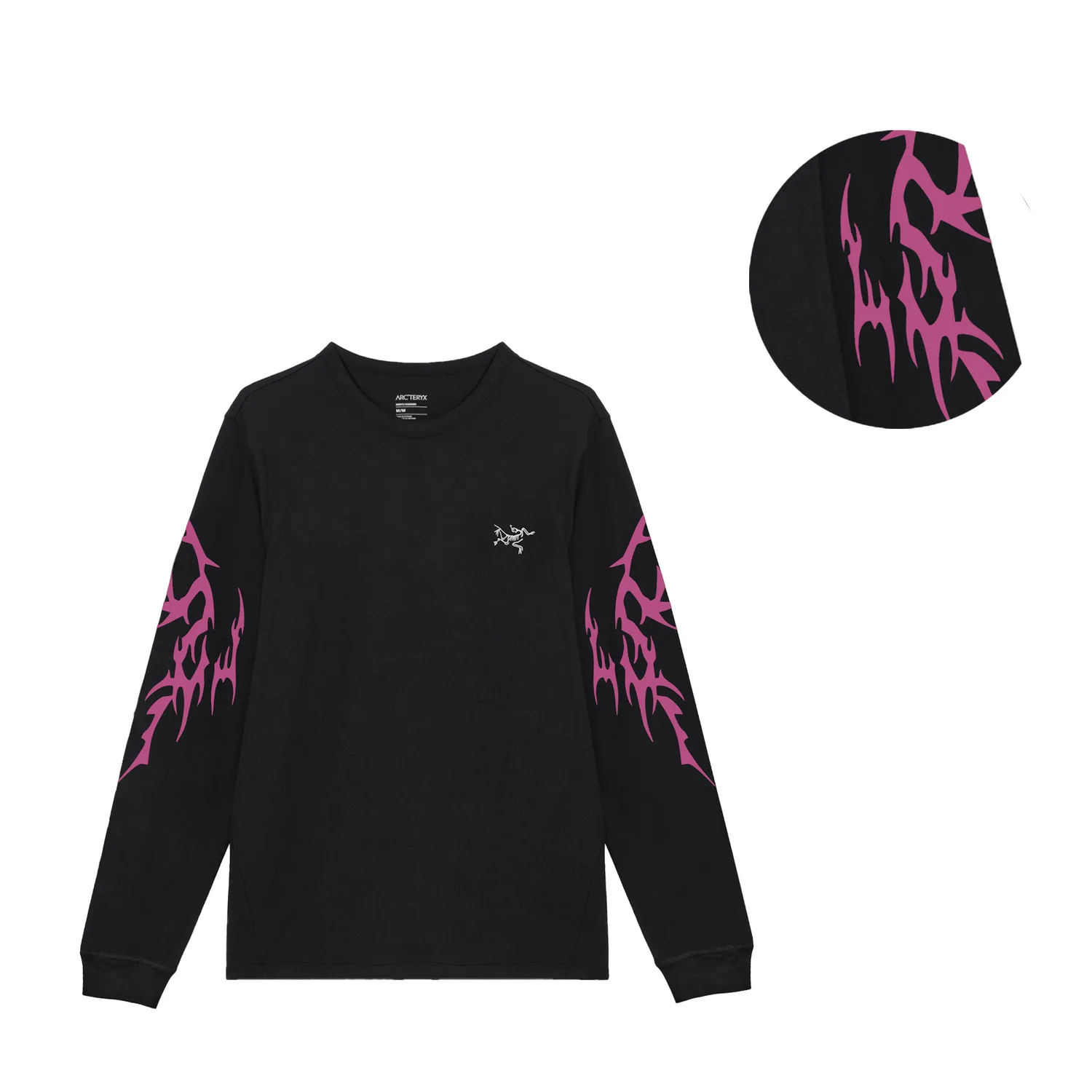 KRAGG Футболка Unisex Crew Neck Moderate Straight Fit Arcteryx, черный/черный — фото 3