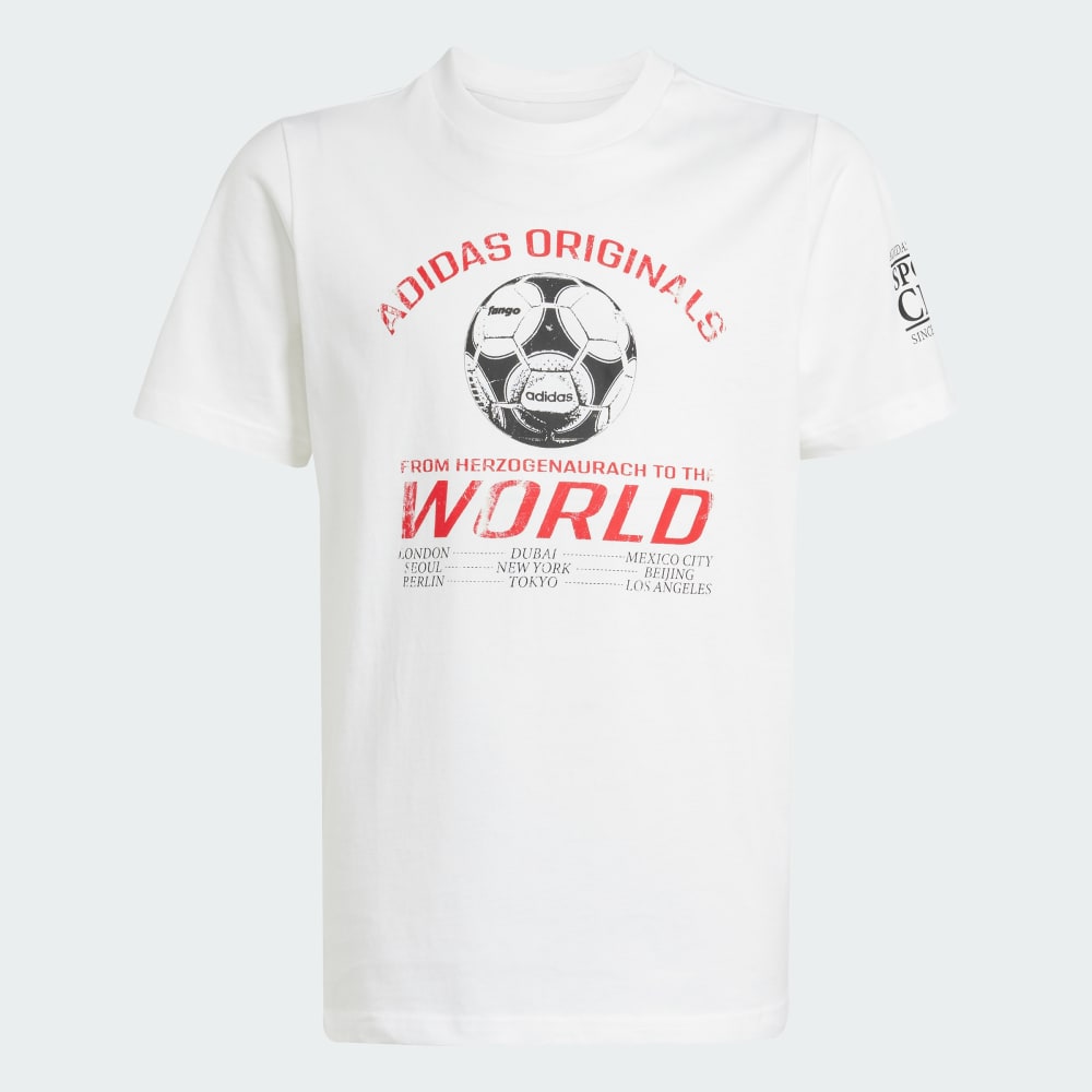 Футболка Adidas Graphic Tee Kids, белый — фото 4