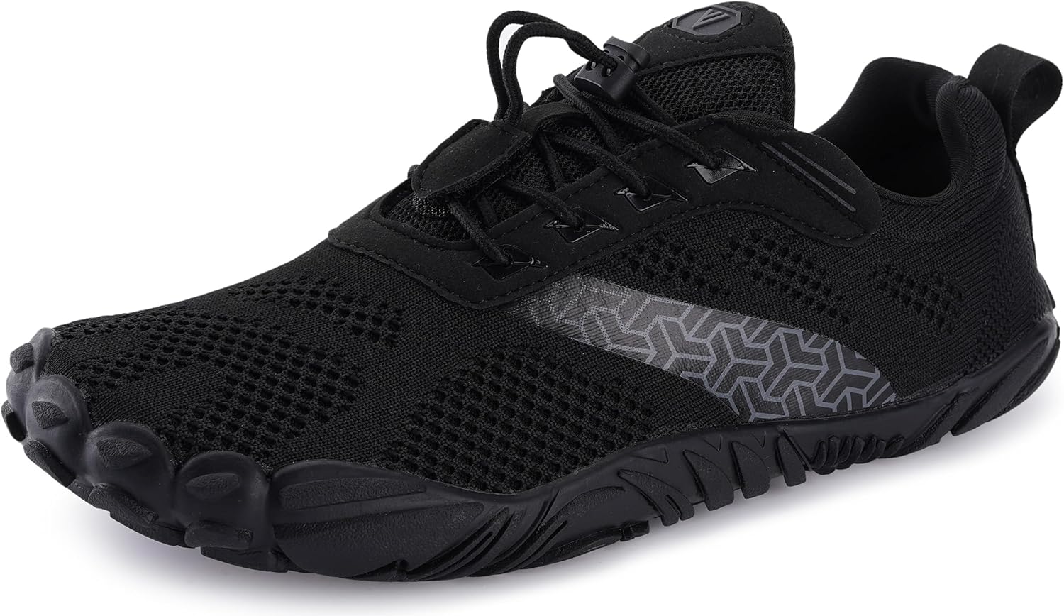 

Кроссовки для бега по трейлам WHITIN для мужчин, Широкий носок, Максимальное ощущение бега, черный