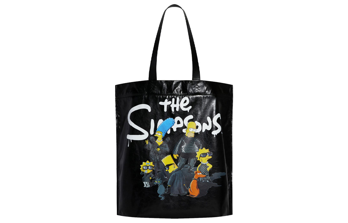 

Сумка-шоппер из телячьей кожи, шоппер, сумка, через плечо унисекс черный Balenciaga