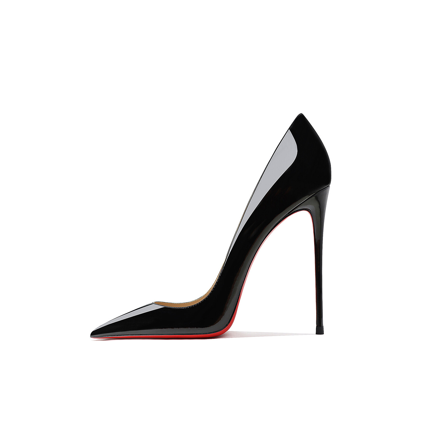 

Туфли женские на высоком каблуке Ganxiaojie, цвет Black 7.5cm