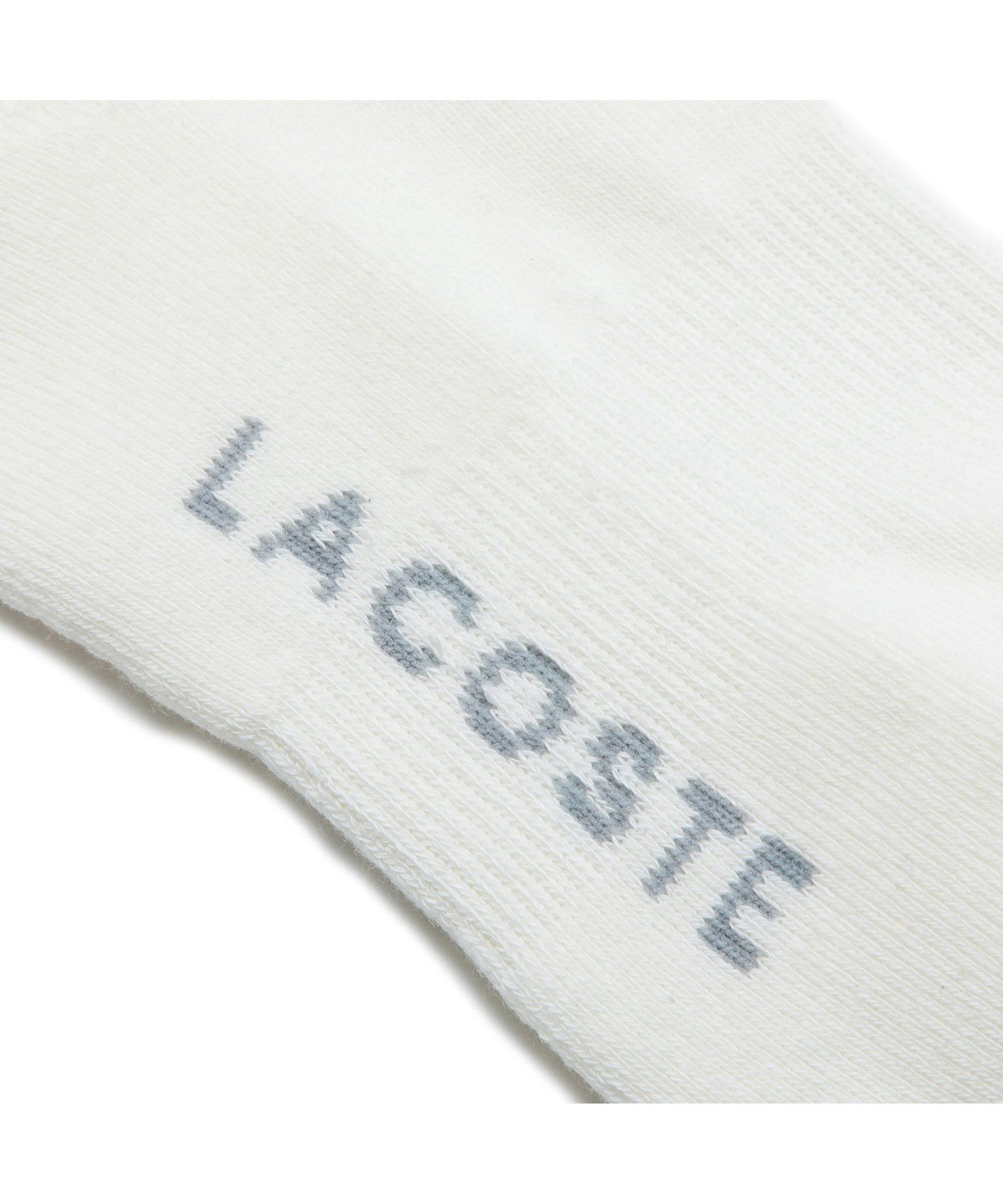 Носки LACOSTE до колена, White — фото 3