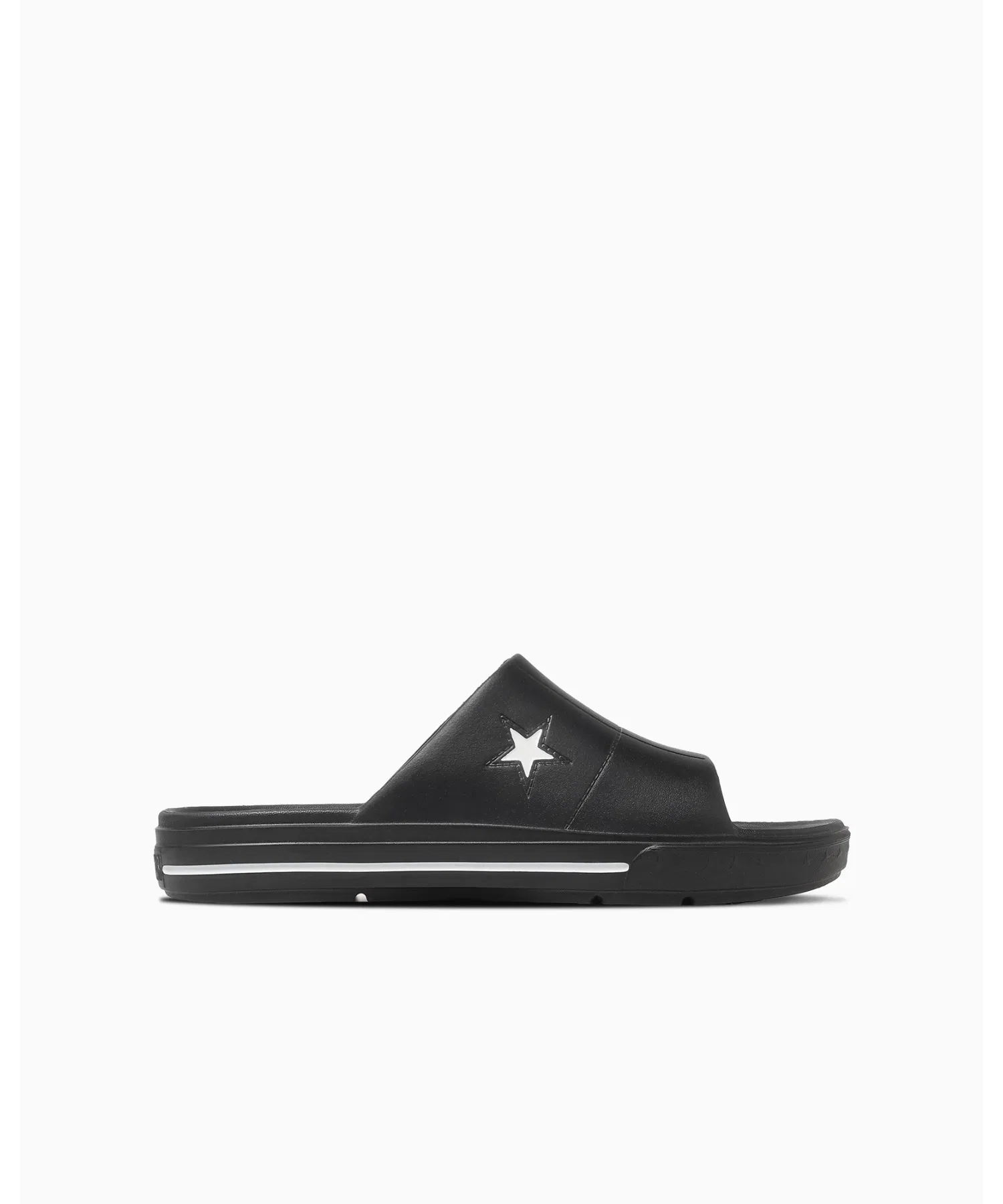 Унисекс сланцы CONVERSE ONE STAR чёрные — фото 3
