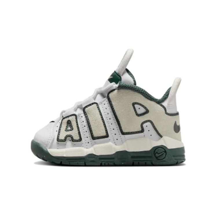 

Кроссовки для малышей Nike Air More Uptempo TD, White/Green