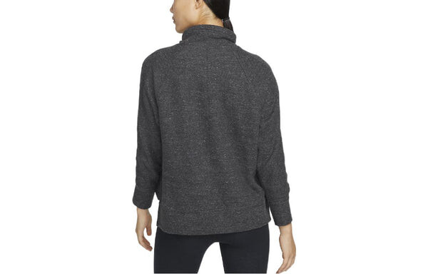 Свитер therma-fit cowl solid color casual sports long sleeves black hoodie Nike, мультиколор — фото 2